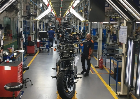 Produção de motocicletas cresce 18,7% no acumulado do ano no Polo Industrial de Manaus