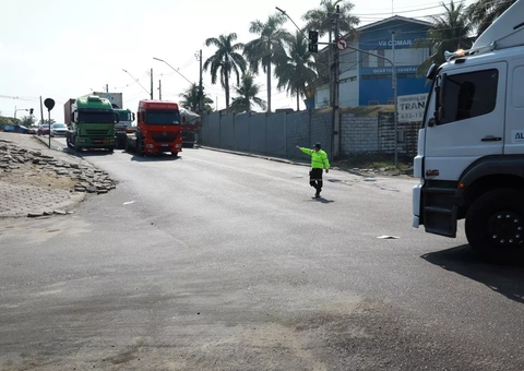 Veja as alterações no trânsito próximo ao porto Chibatão, em Manaus