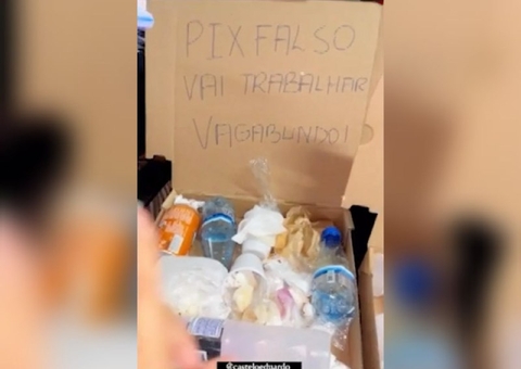 Pizzaria se vinga e manda lixo para cliente que fez PIX falso em Manaus