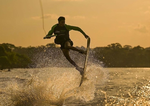 Jajá do Wake faz história como primeiro amazonense a vencer etapa do Brasileiro de Wakeboard