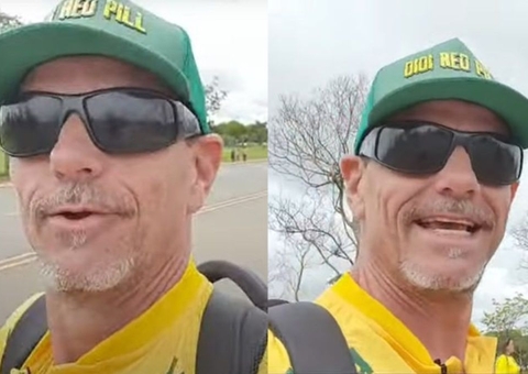 Inventor do termo 'paredão', ex-BBB participa de atos golpistas em Brasília