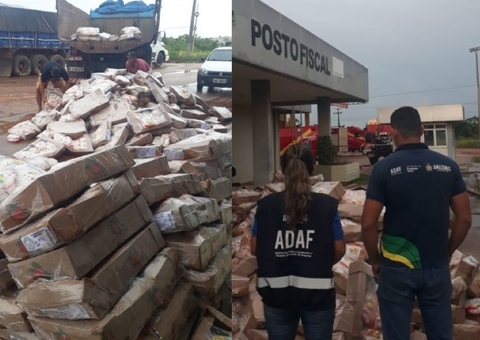 Mais de 5 toneladas de frango vencido são apreendidas no Amazonas