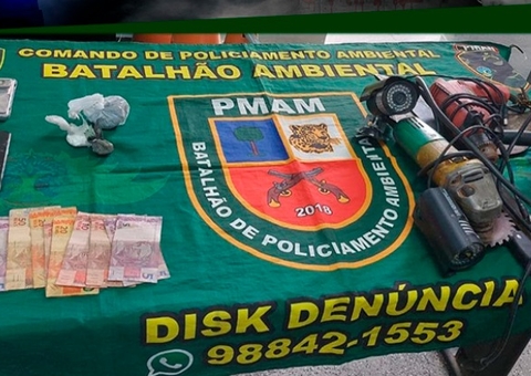 Dupla é presa ao vender drogas em área de preservação ambiental em Manaus