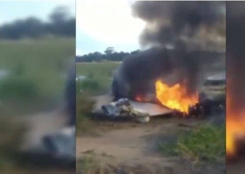 Três pessoas morrem carbonizadas após queda de avião no Pará