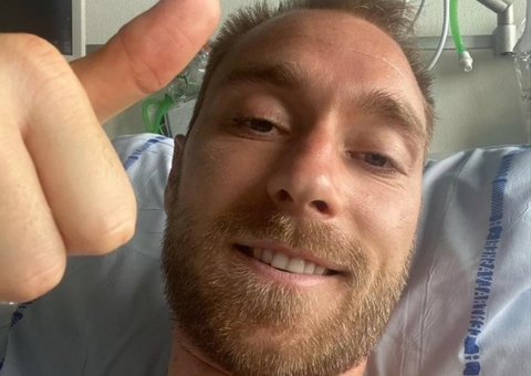 Eriksen recebe alta após sofrer mal súbito em campo