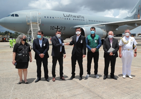 Amazonas recebe da Alemanha equipamentos de combate à Covid-19