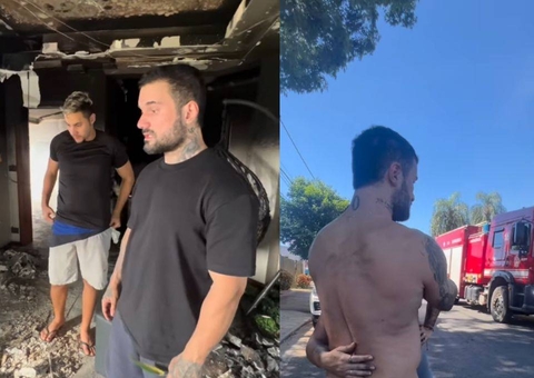 Lutador e esposa pulam do 2º andar de casa para escapar de incêndio em São Paulo