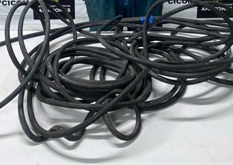 Dupla é detida por furtar cabos de energia elétrica e internet em Manaus 