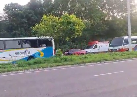 Motociclista fica ferido em acidente na avenida Margarita