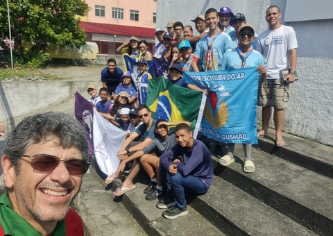 Mais de 100 jovens escoteiros participam do Jamboree do Ar em Manaus