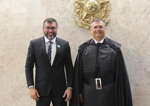 'Sabedoria e sucesso', deseja Wilson Lima durante posse de Flavio Dino no STF