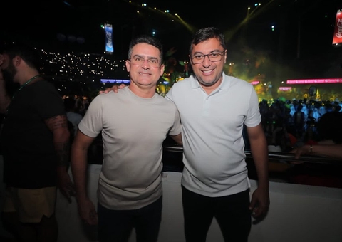David Almeida e indicados para chapa de Wilson Lima prestigiam Festival de Parintins