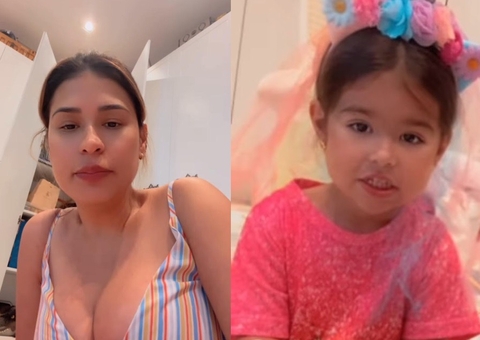 Filha de Simone Mendes tem alta após internação por Covid-19