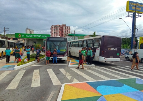 Rodoviários ameaçam paralisar 100% da frota durante manifestação em Manaus