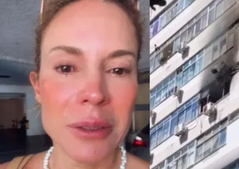 Apartamento de Maíra Charken pega fogo no Rio e atriz lamenta: 'Quase inacreditável'