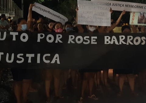‘Justiça por Rosi Barros’, pedem manifestantes após assassinato de servidora da Semed