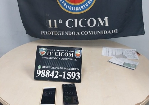 Criminoso é preso após assaltar motorista de app em frente ao Hospital João Lúcio