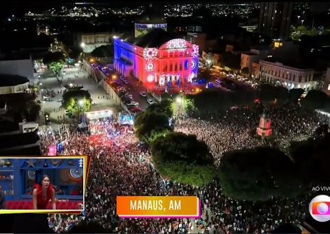 Na final do BBB, Isabelle se emociona ao ver multidão em festa em Manaus