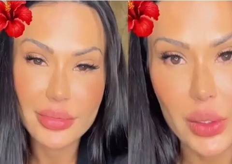 Gracyanne chora ao falar sobre fim do casamento com Belo: 'não falta amor'