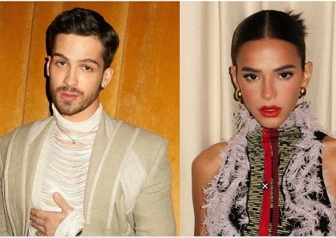 João Guilherme e Bruna Marquezine são flagrados aos beijos em show; vídeo