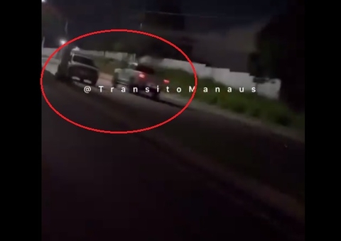 Motoristas desviam de carro na contramão no Rapidão; vídeo