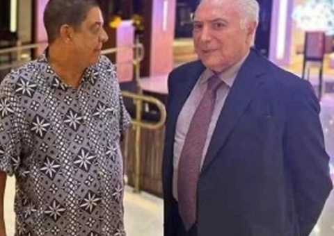 Zeca Pagodinho viraliza ao encontrar Temer: 'Te conheço de algum lugar'