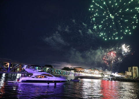 Píer turístico ‘Manaus 355’ é inaugurado no mirante Lúcia Almeida