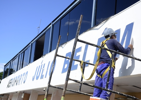Festival de Parintins: obras avançam no Aeroporto Júlio Belém