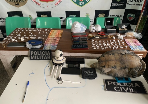 Suspeitos de tráfico de drogas são presos em Caapiranga