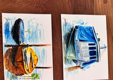 Quadros de parintinenses vão para escritório do presidente do BID, nos EUA