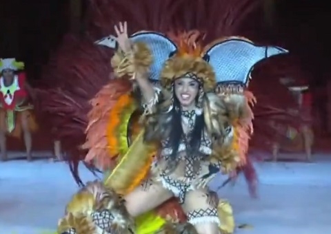 Garantido: veja transformação de Isabelle Nogueira em uirapuru no Festival de Parintins