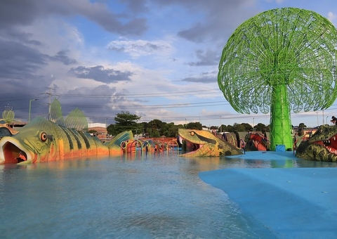 Parque Gigantes da Floresta é inaugurado no Novo Aleixo; veja fotos