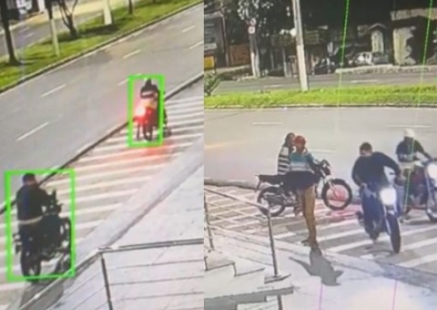 Criminosos roubam motos de concessionárias em Manaus; vídeo