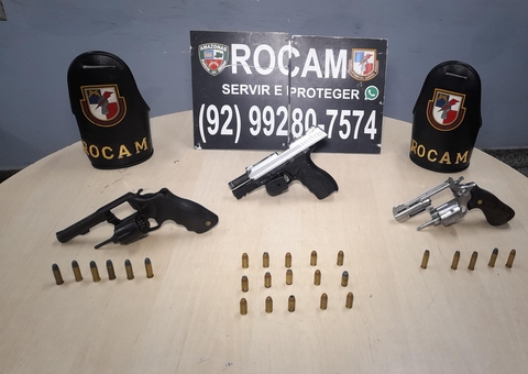 Trio é preso após sequestrar e manter casal refém durante assaltos em Manaus