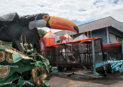 Lixo carnavalesco: alegorias abandonadas viram 'berçário' de dengue em Manaus