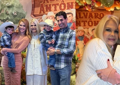 Monique Evans celebra aniversário dos netos em reencontro com Bárbara após afastamento