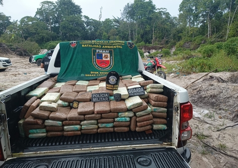 Polícia apreende drogas avaliadas em mais de R$ 6 milhões no Amazonas