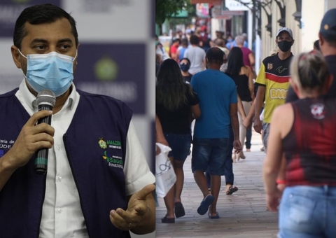 Wilson Lima se diz preocupado com 3ª onda, mas vai na contramão