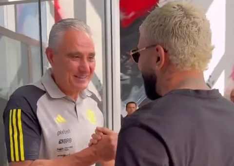 Gabigol demonstra gratidão por Tite: 'Foi em casa quando fui suspenso'