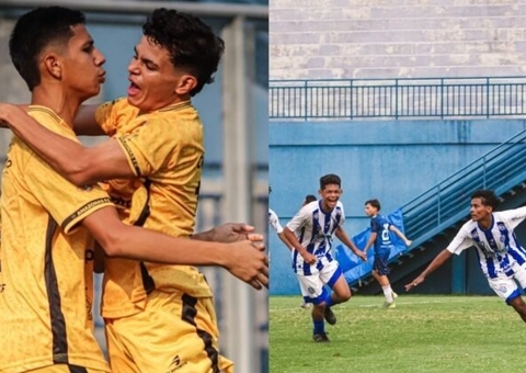 São Raimundo e Amazonas FC vencem e vão decidir título do Barezinho Sub-16