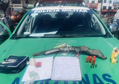 Homem é preso após ameaçar moradores com espingarda em Manaus