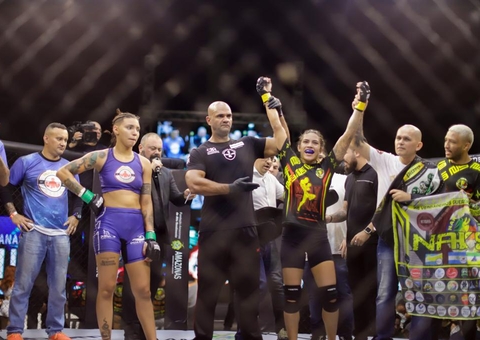 Atleta amazonense brilha no Jungle Fight 114 na Arena Amadeu Teixeira