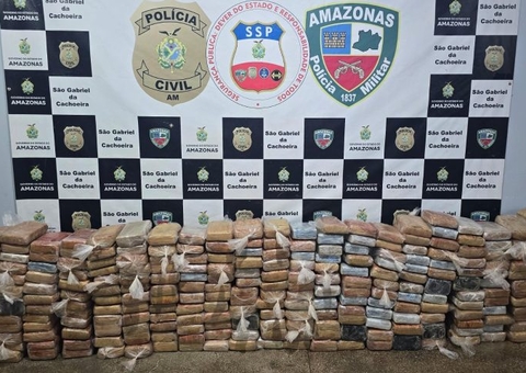 Grupo é preso com 340 kg de drogas escondidos dentro de casa no Amazonas