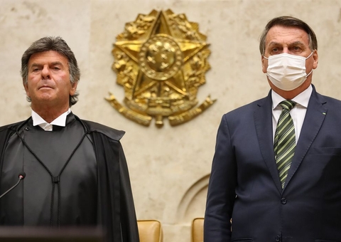 Fux e Bolsonaro conversam sobre indicação de vaga ao STF