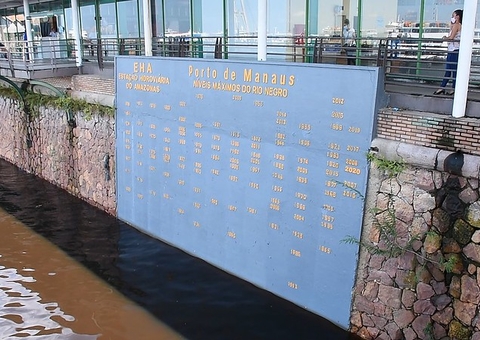 Cheia 2021: Começa mapeamento da área central de Manaus