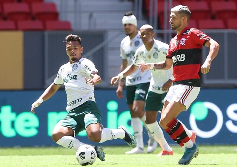Flamengo e Palmeiras se enfrentam na quarta-feira no Maracanã
