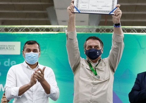 Wilson Lima é vaiado em homenagem a Jair Bolsonaro em Manaus