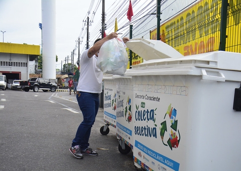 Mais de 130 toneladas de material reciclável são coletados em 6 meses em Manaus