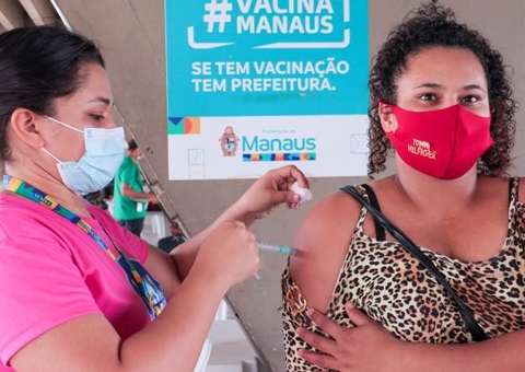 Manaus tem 770 mil pessoas atrasadas com a 3ª dose de vacinas contra Covid-19
