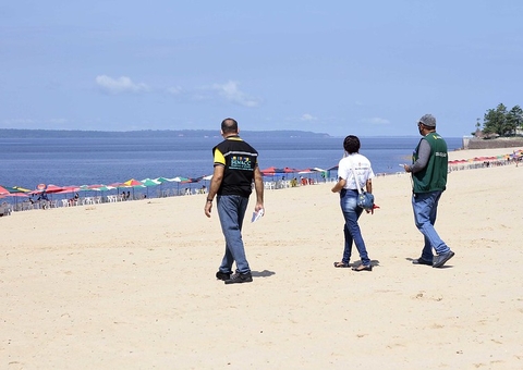 Primeiro sábado de reabertura da Ponta Negra tem movimentação tranquila
